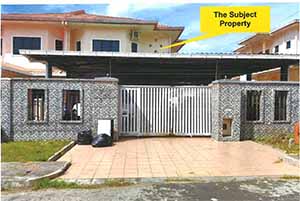 2 storey semi-detached house auction Lot 128, MDLD 6771, Bandar Sri Perdana, Phase 2, Jalan Silam, 91100 Lahad Datu, Sabah