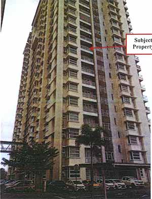 Apartment auction Lot No. 14, Block C, Level 9 (identified as Unit C-9-14), PR1MA @ Borneo Cove, Jalan Buli Sim-Sim, 90000 Sandakan, Sabah