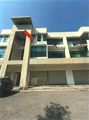Shopoffice auction Lot No. 2 (DBKK No. 1B-2-2), Second Floor, Block 1B, Phase 1A (Stage 1B), Alam Puteri (Princess Heights), Jalan Sepanggar, 88450 Kota Kinabalu, Sabah