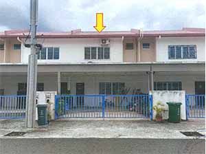 2 storey terrace house auction Lot No. C181 (Intermediate), Type C, PR1MA @ Ranggu, off Jalan Apas, 91000 Tawau, Sabah