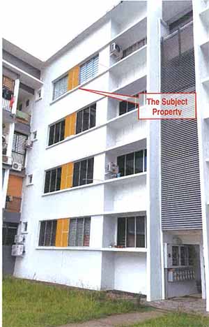 Apartment auction Lot No. F-04-06, Parcel 06, Block F, Level 04, Apartmen Villa Sri Indah Phase 2, Bandar Sri Indah, 91000 Tawau, Sabah