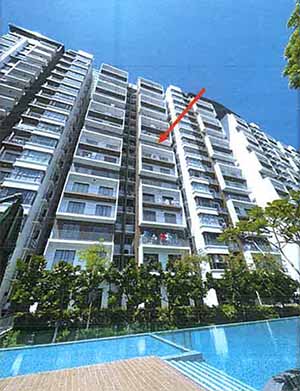 Condominium auction Lot No. A2-09-06, Block A2, Level 9, Type A1, Astana Heights Phase 5C-Kingfisher Sandakan, 90000 Sandakan, Sabah