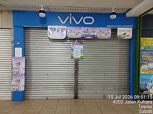 Auction Property auction Lot G-38 Ground Floor Eastern Plaza Shopping Mall, Km 1.6 Jalan Kuhara, 91000 Tawau, Sabah