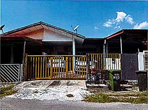 1 storey terrace house auction Lot No. 8, Block 5 (1-H-08) [DBKK House No. 15, Lorong Inanam Laut 11], Taman Inanam Laut Phase 3, off Jalan Tuaran Bypass, 88450 Kota Kinabalu, Sabah