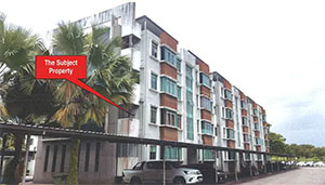 Apartment auction Unit No. J2-1, First Floor, Type B, Block J, Cyber City Apartments, Off Jalan Lintas, Kepayan, 88200 Penampang, Sabah